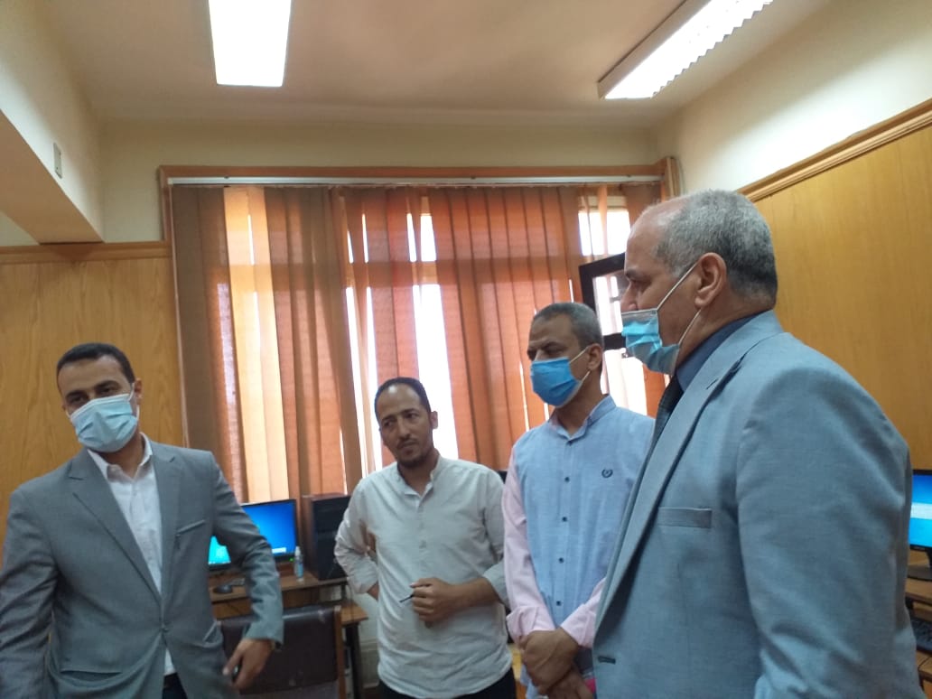 وفد وزارة الصحة في رحاب جامعة الفيوم