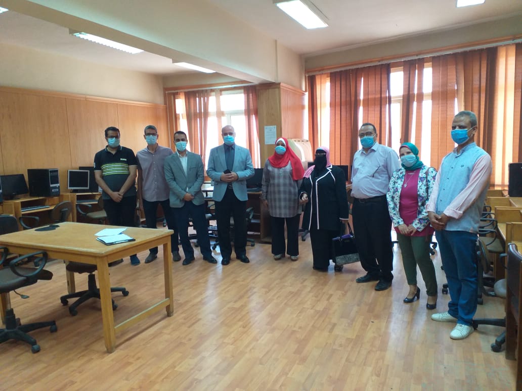 وفد وزارة الصحة في رحاب جامعة الفيوم