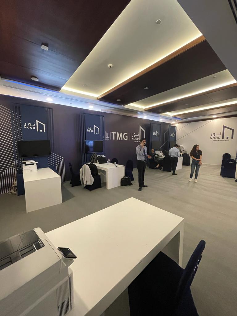 مقر حجز الوحدات السكنية لمدينة نور 