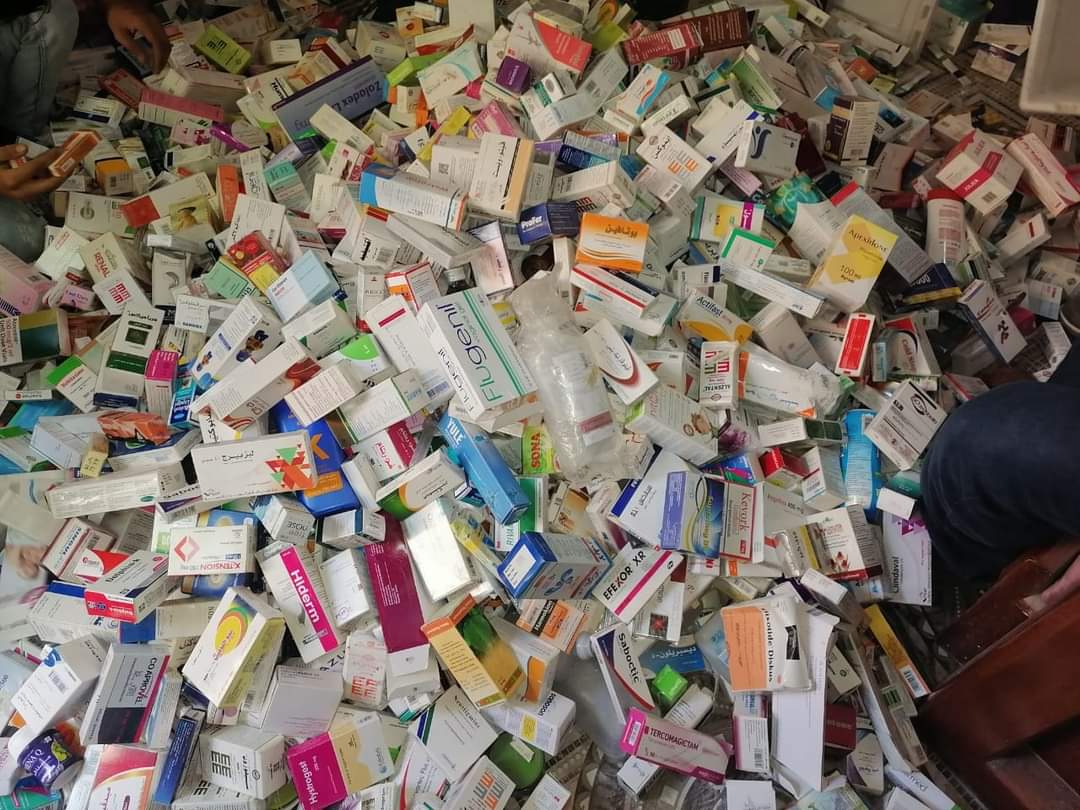 ضبط أدوية بشرية مُنتهية الصلاحية