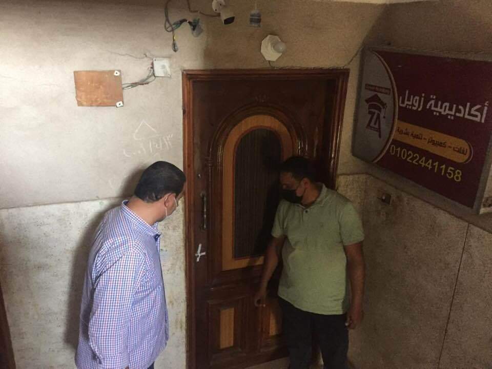 تشميع مراكز دروس خصوصية مخالفة في الزقازيق 08
