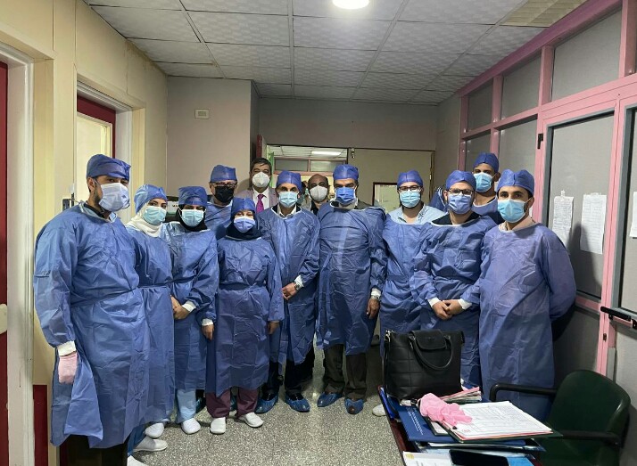 الفريق الطبي