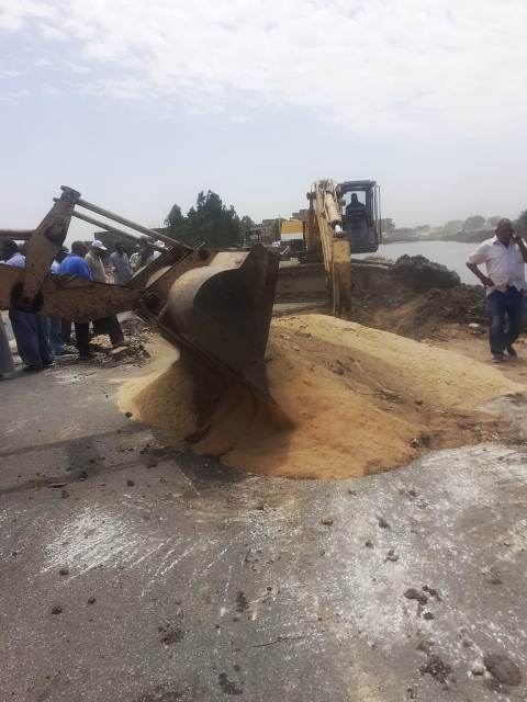 إصلاح الهبوط الأرضي في الزقازيق بالشرقية 04