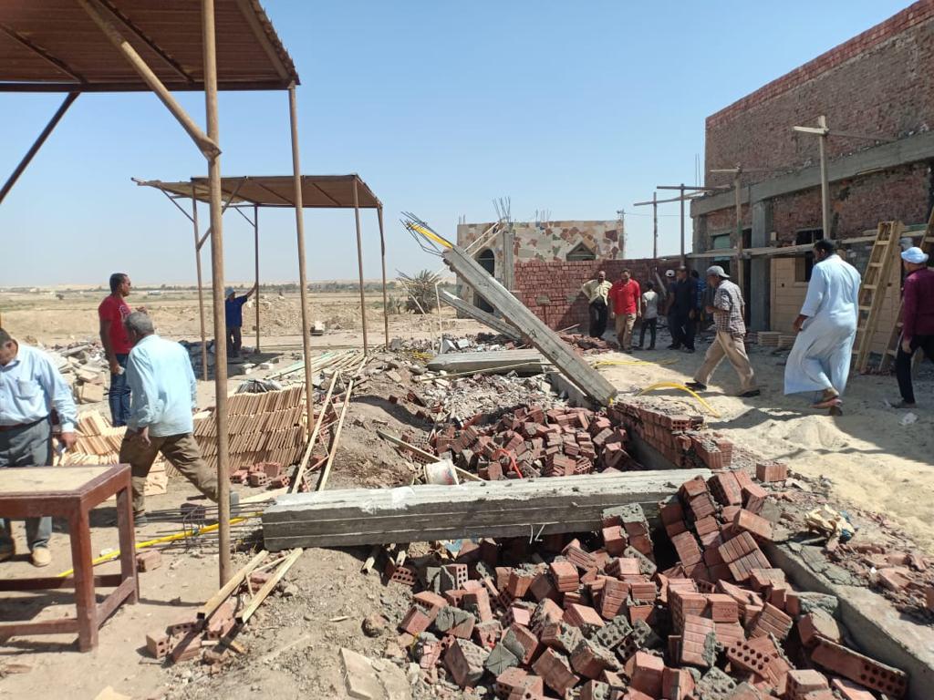 إزالة تعديات في الفيوم