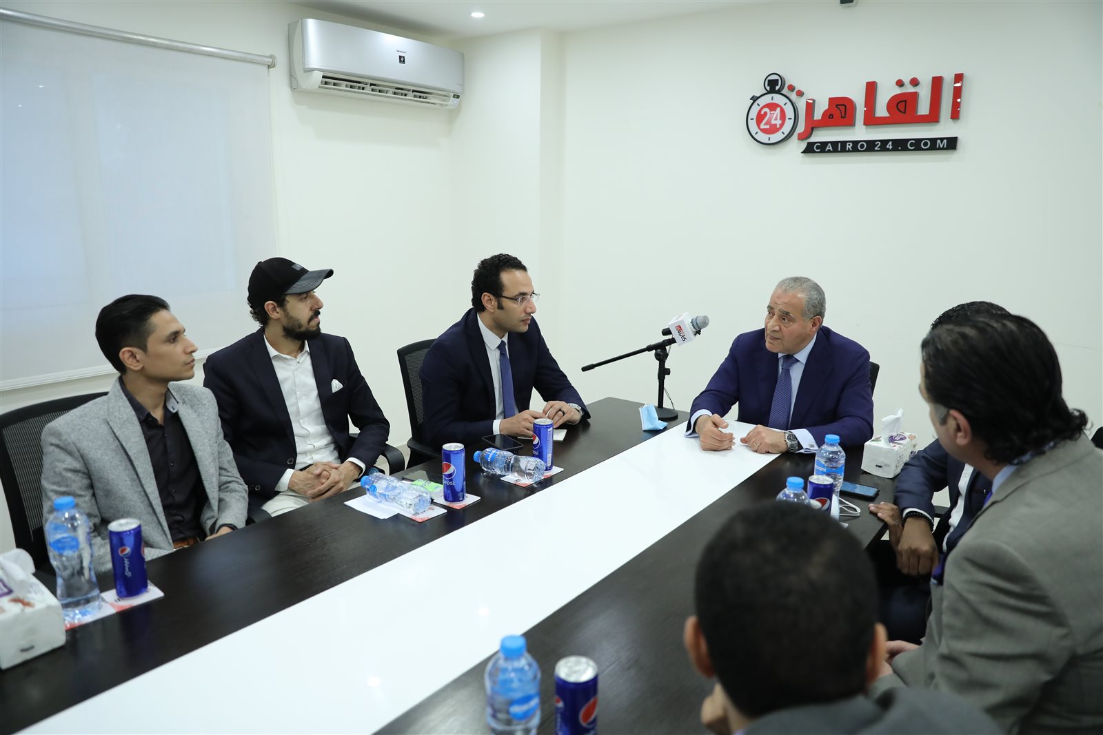 وزير التموين في ضيافة القاهرة 24