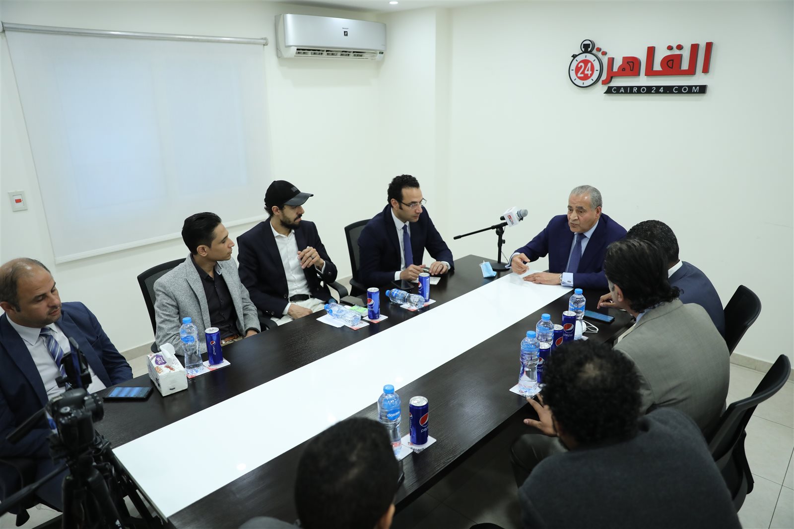 وزير التموين في ضيافة القاهرة 24