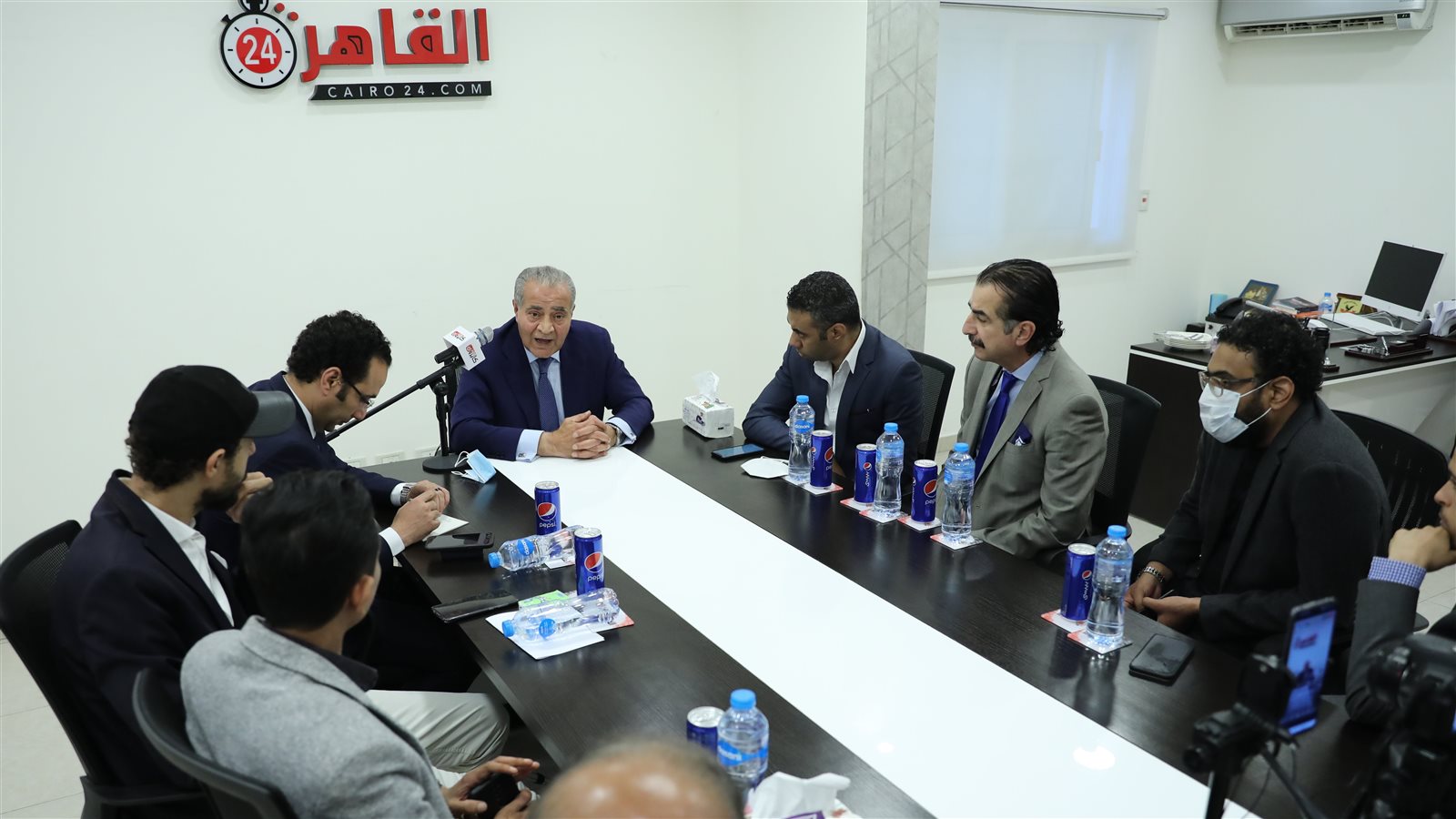 وزير التموين في ضيافة القاهرة 24