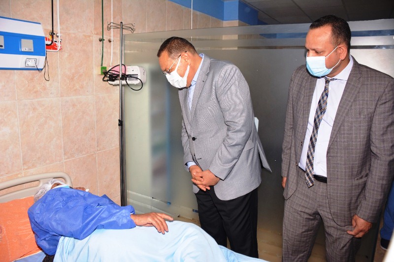 محافظ الشرقية يفتتح قسم الأورام الجديد وقاعة تدريب 8