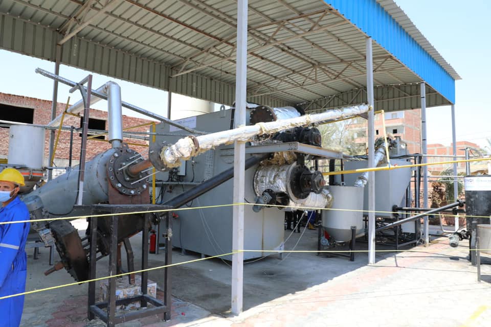 محطة التغويز اللاهوائي في الفيوم