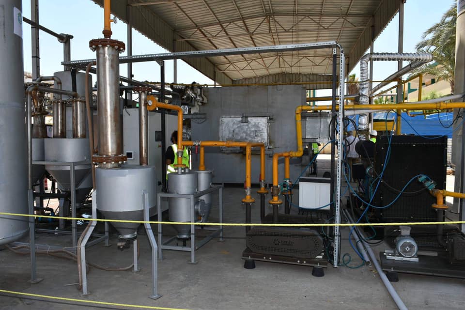 محطة التغويز اللاهوائي في الفيوم