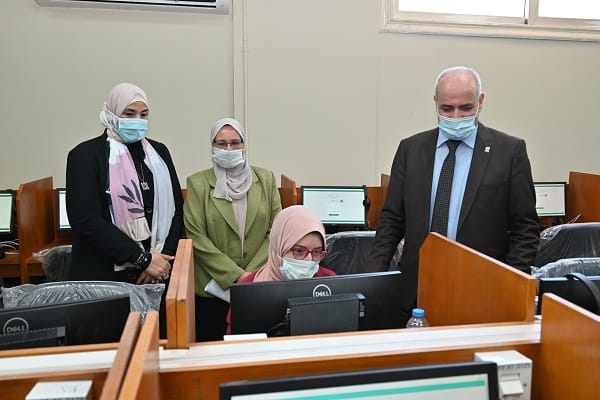 بدء الاختبارات الإلكترونية للقطاع الطبي بجامعة الفيوم