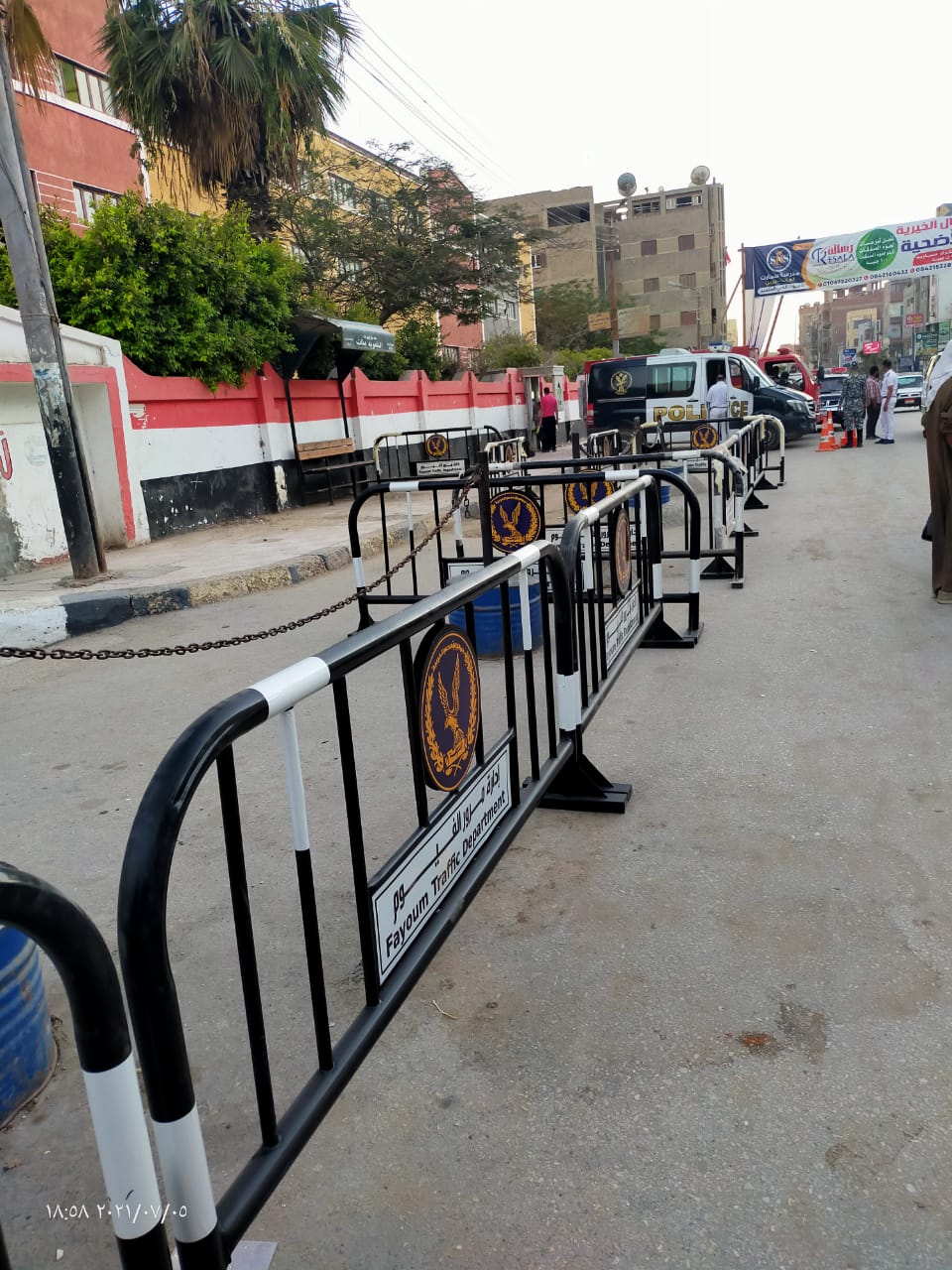 حواجز أمنية في الفيوم أمام لجان الثانوية العامة