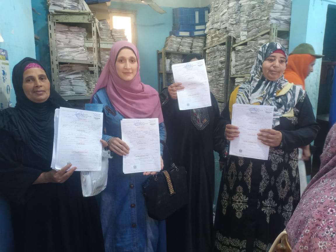 استخراج بطاقات الرقم القومي للمرأة بالشرقية 2