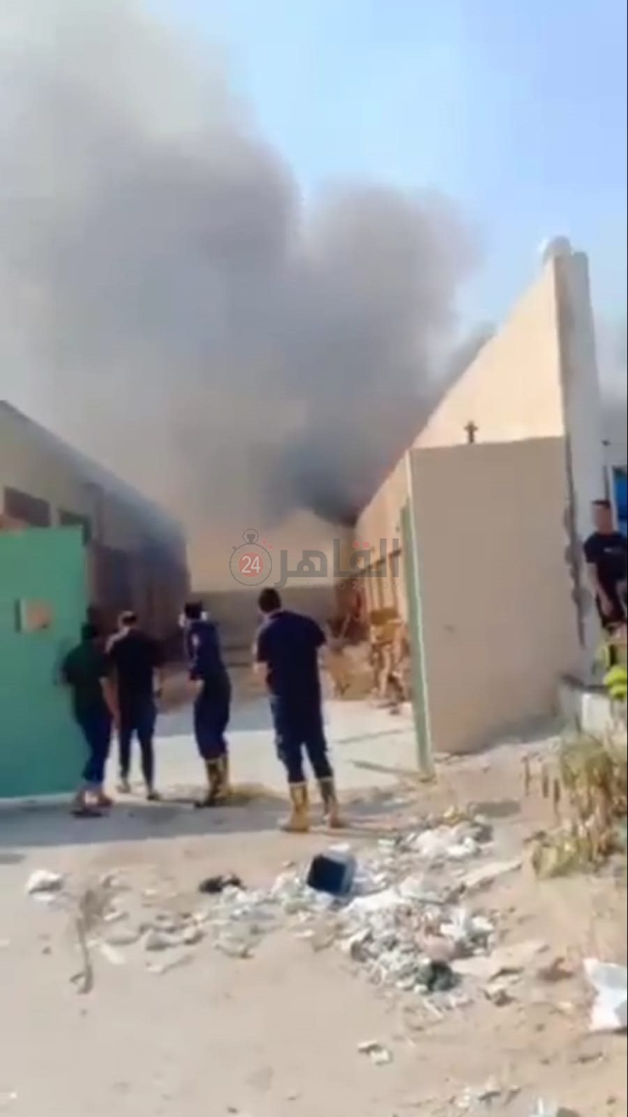 نشوب حريق في مصنع منسوجات بالعاشر من رمضان 03