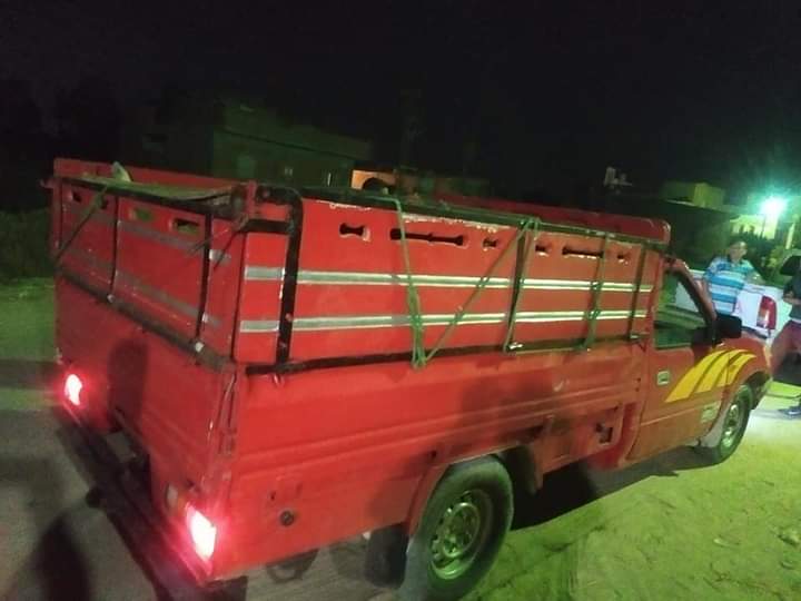 ضبط حمير مذبوحة مُحملة على سيارة ربع نقل