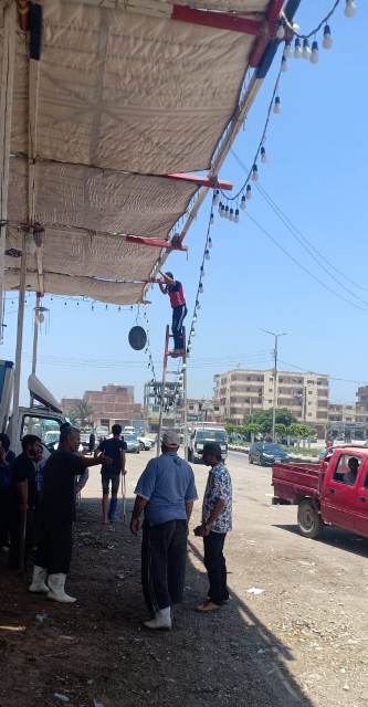 إزالة شوادر لحوم مخالفة بالشرقية 05