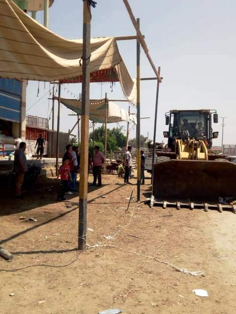 إزالة شوادر لحوم مخالفة بالشرقية 02