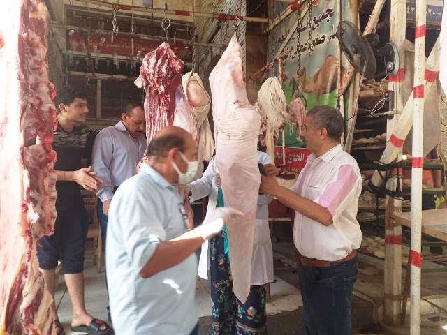 حملات للطب البيطري والرقابة الإدارية على اسواق اللحوم بالشرقية 01