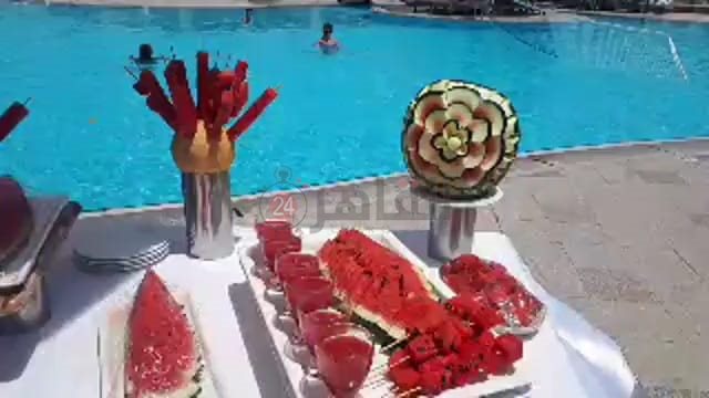 فنادق مرسى علم الغردقة تنظم مهرجان البطيخ خلال ثانى أيام عيد الأضحى