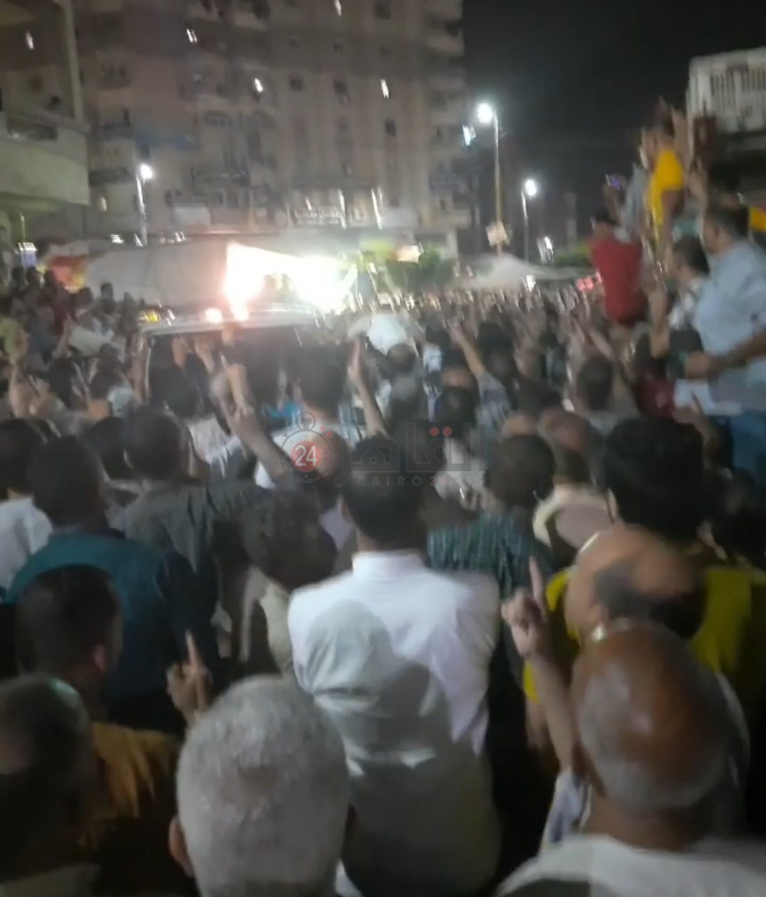 تشييع جنازة أسرة كاملة بالبحيرة 