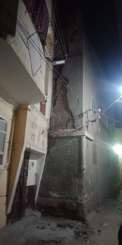 انهيار منزل بأسيوط 