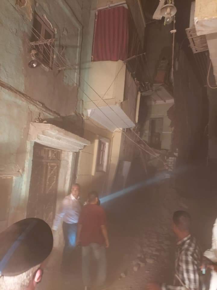 انهيار منزل بأسيوط 