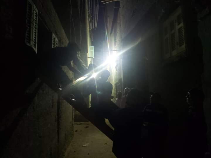 انهيار منزل بأسيوط 