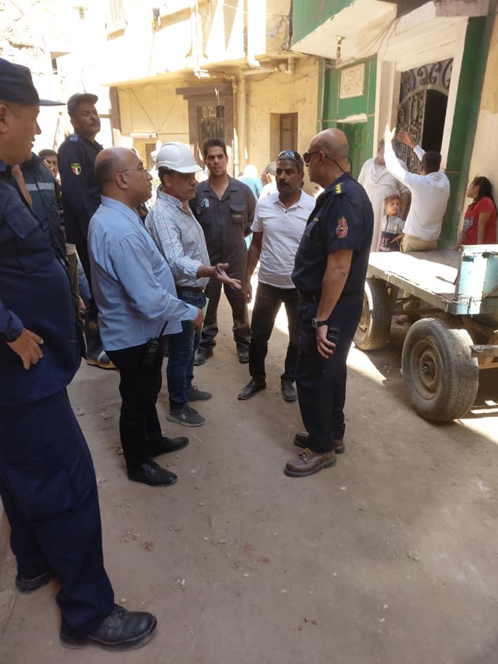 تصدع منزل بحي غرب أسيوط