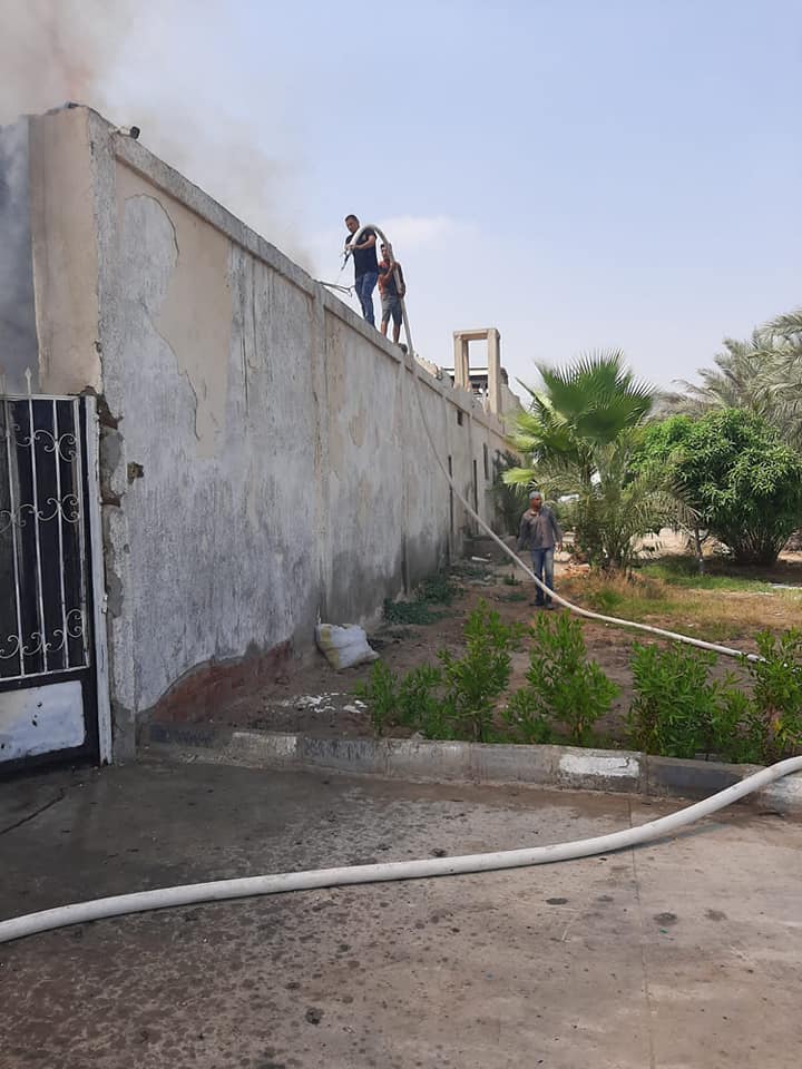 حريق بمصنع بالعاشر من رمضان 02