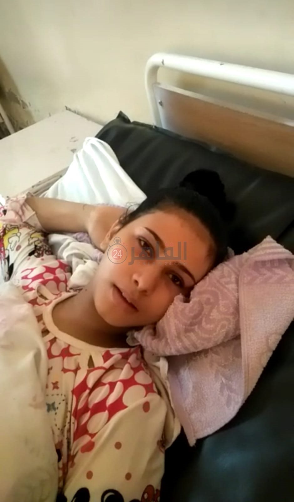 صورة الزوجة المجني عليها بالمستشفى 02