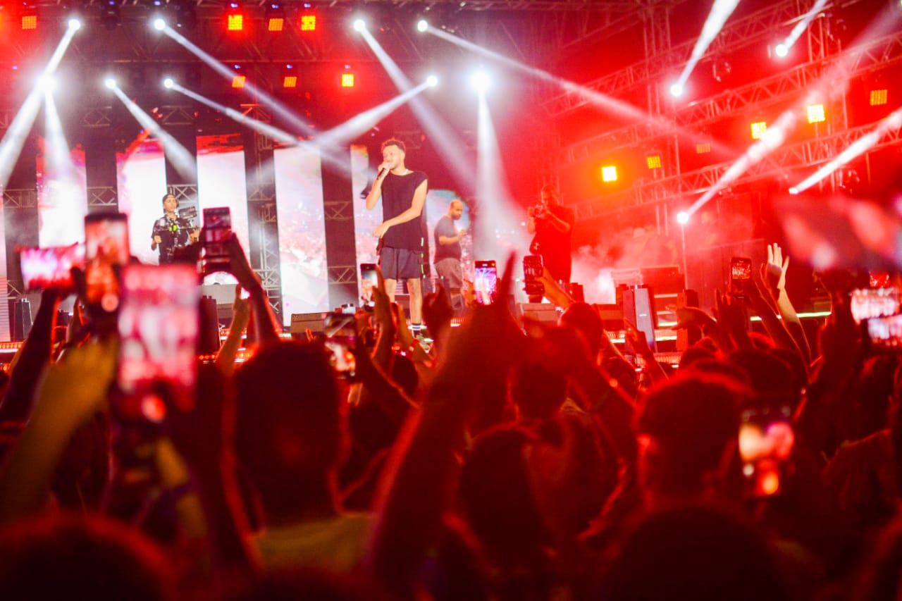 ويجز وعفرتو وباتستيوتا ووزة وتوسكيني يشعلون حفل العلمين الجديدة