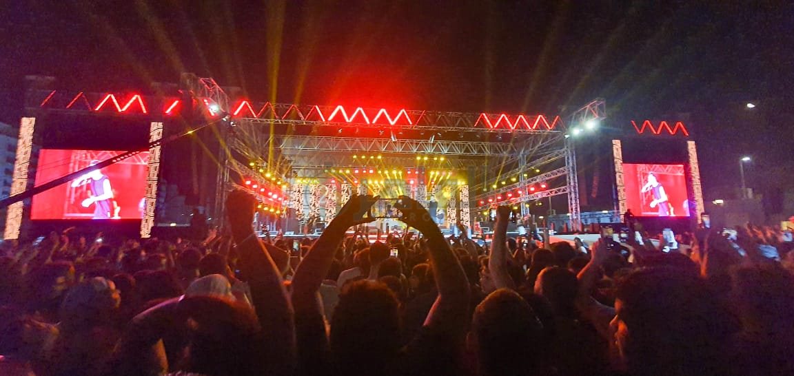 ويجز وعفرتو وباتستيوتا ووزة وتوسكيني يشعلون حفل العلمين الجديدة