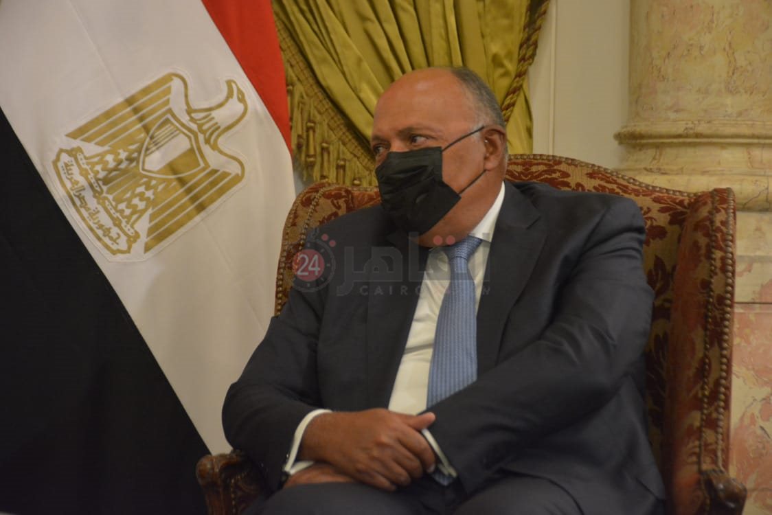 وزيرا الخارجية المصري والجزائري