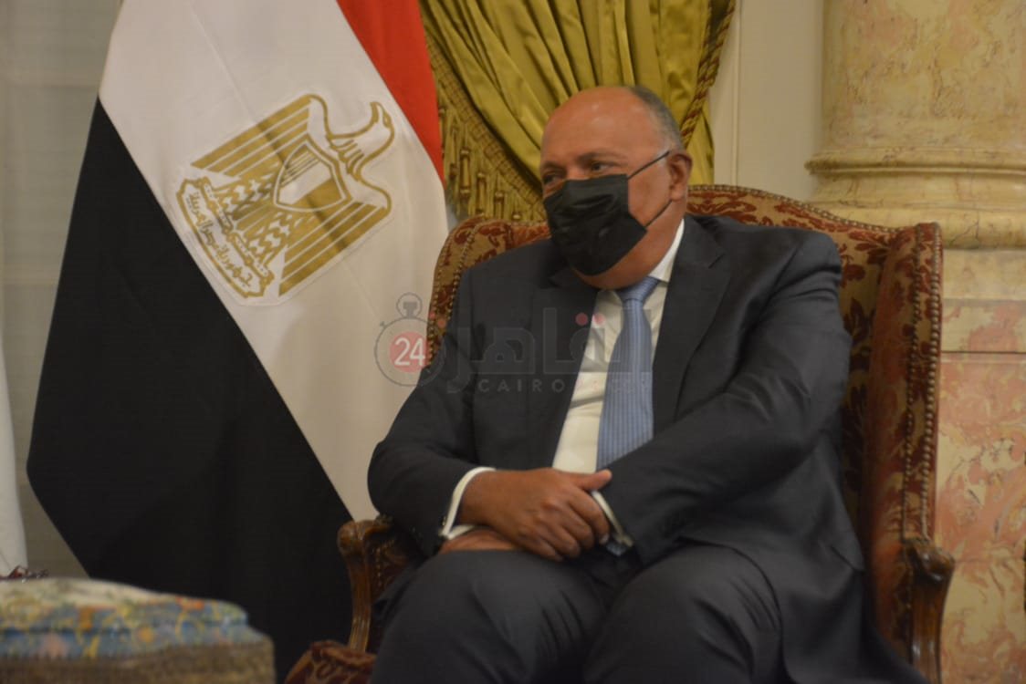 وزيرا الخارجية المصري والجزائري