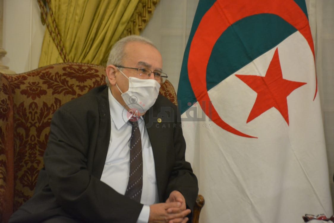 وزيرا الخارجية المصري والجزائري