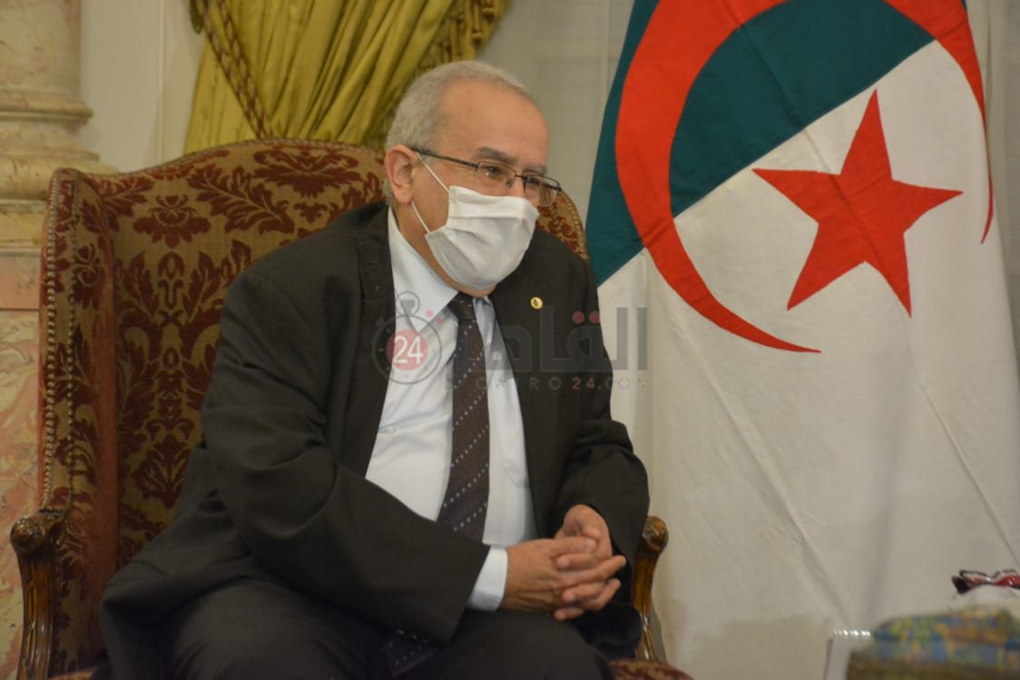 وزيرا الخارجية المصري والجزائري