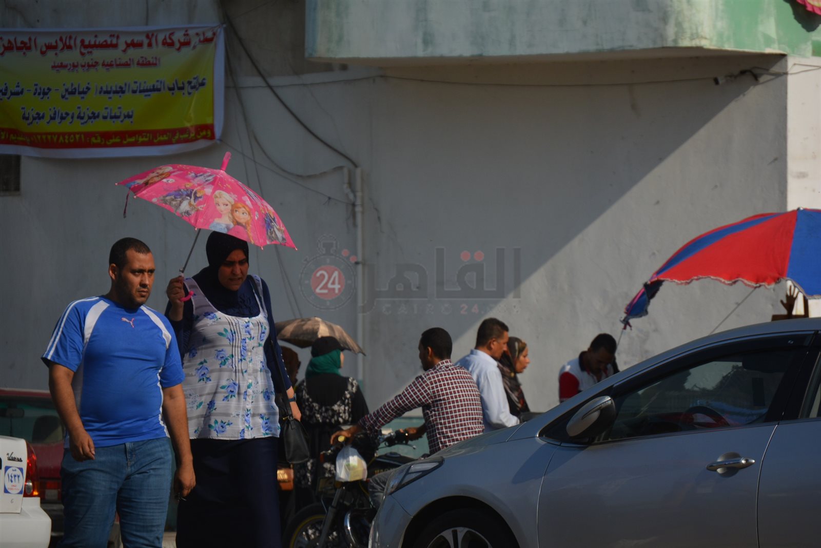 إرتفاع درجة الحرارة ببورسعيد 