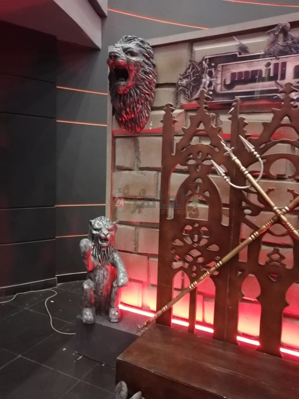 استعدادات العرض الخاص لفيلم الإنس والنمس (2)