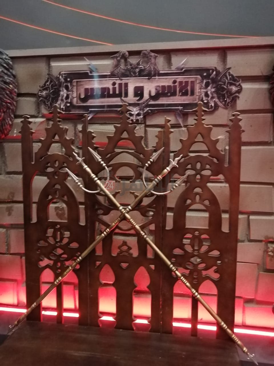 استعدادات العرض الخاص لفيلم الإنس والنمس (3)