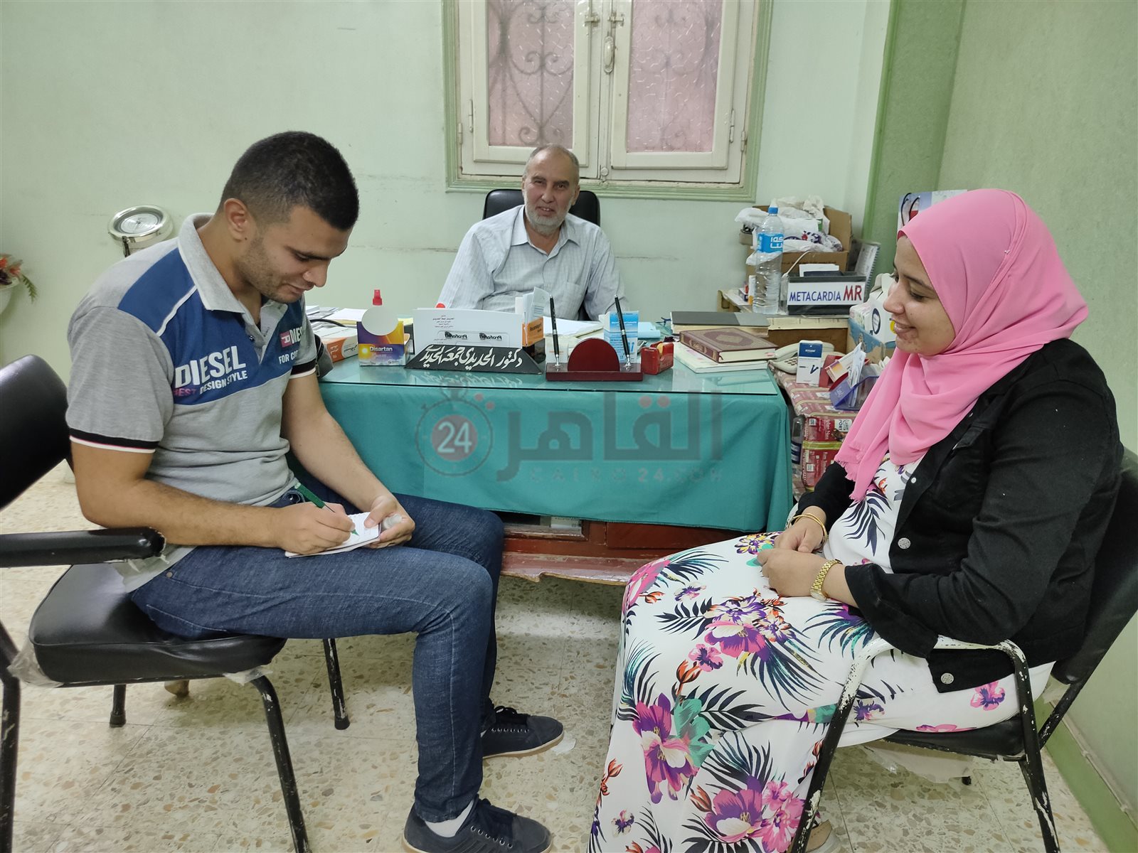 الطبيبة خلال حديثها لمراسل القاهرة 24 