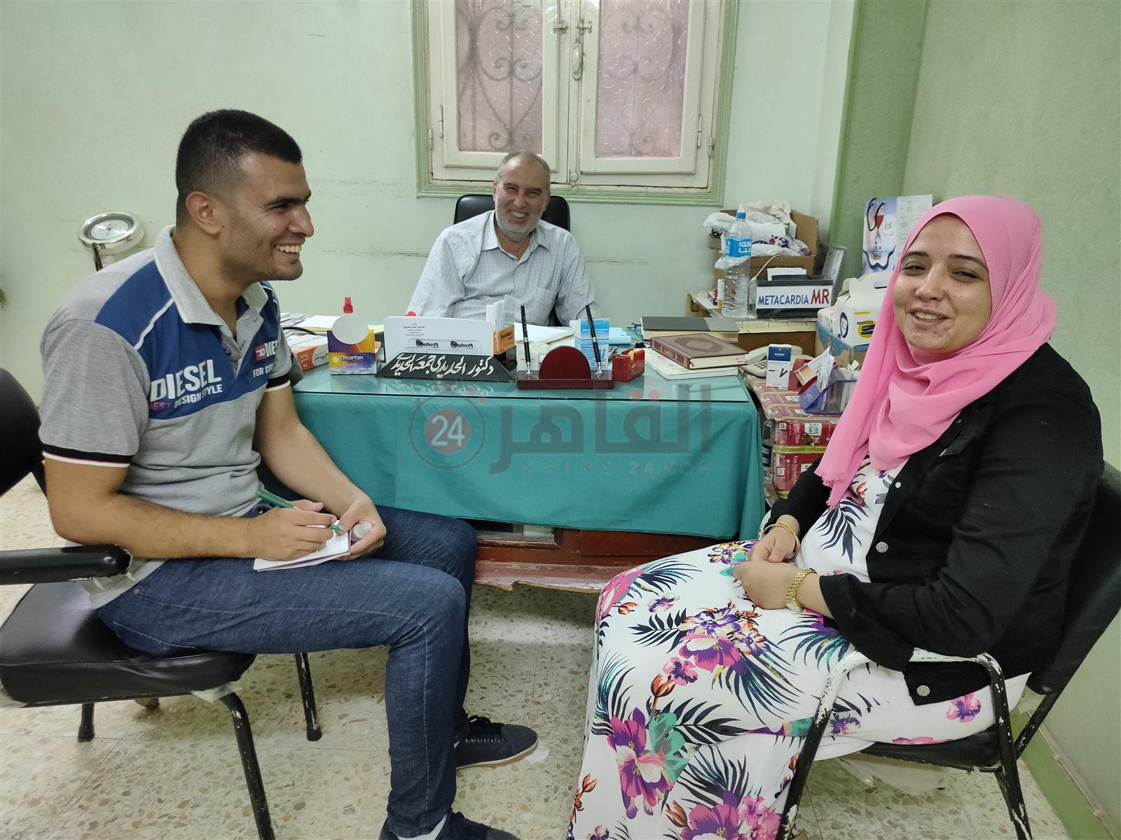 الطبيبة خلال حديثها لمراسل القاهرة 24