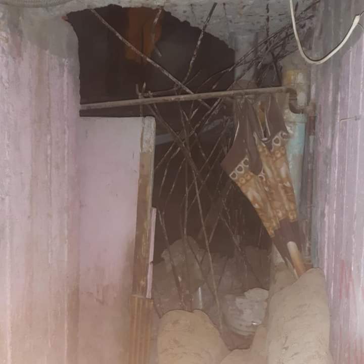 انهيار وتصدع 3 منازل بحي غرب أسيوط 
