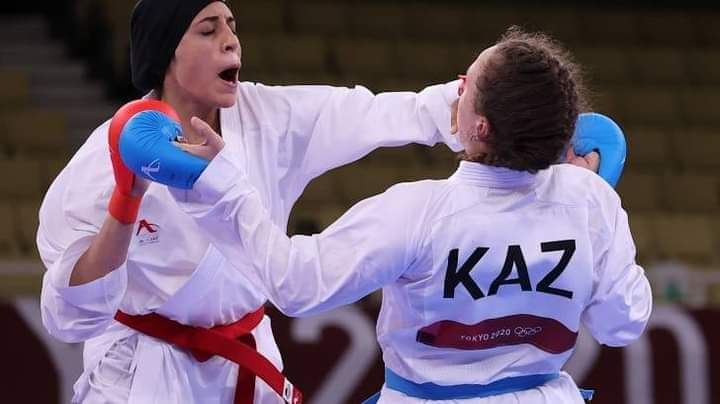 اللاعبة فريال أشرف