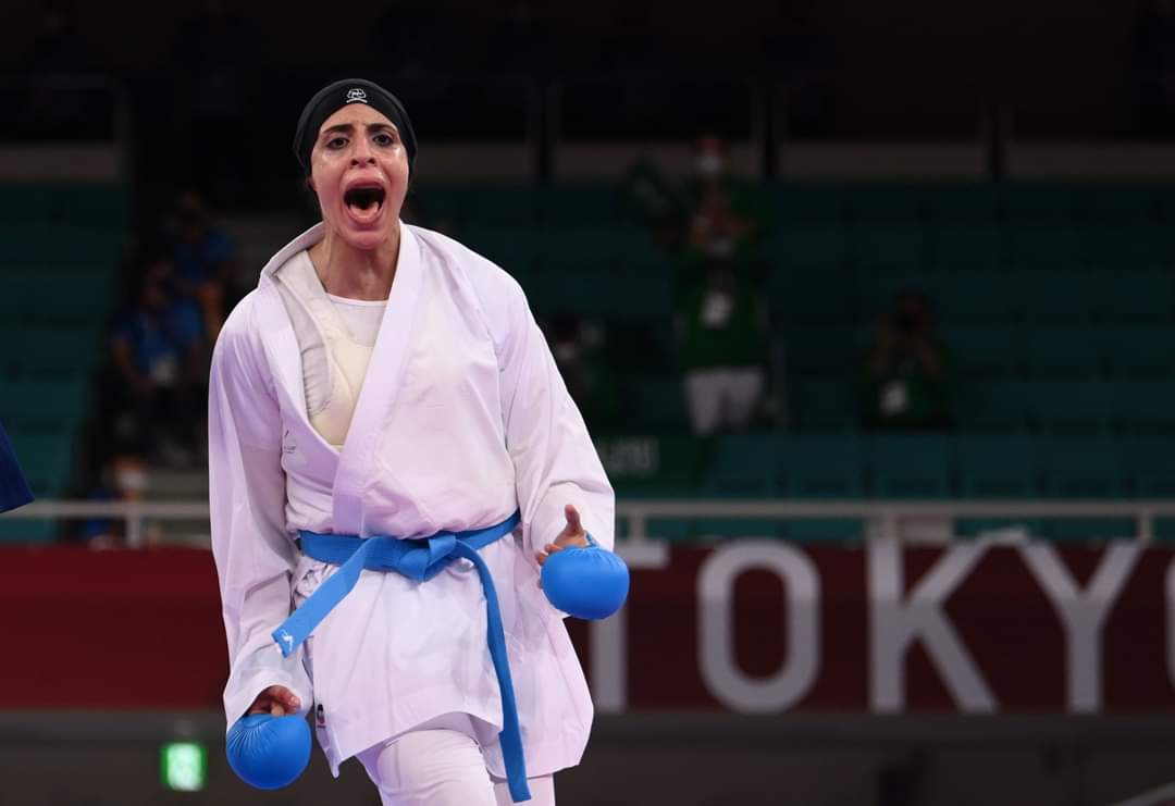 اللاعبة فريال أشرف