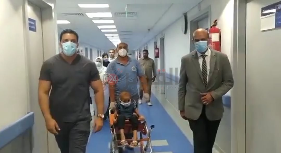 وصول الطفلة مريم إلى معهد ناصر 02