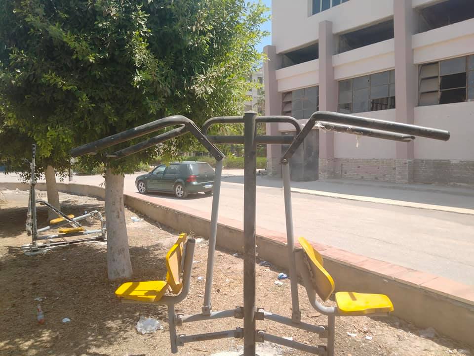 الصالات الرياضية الجديدة بحدائق جامعة الزقازيق 010