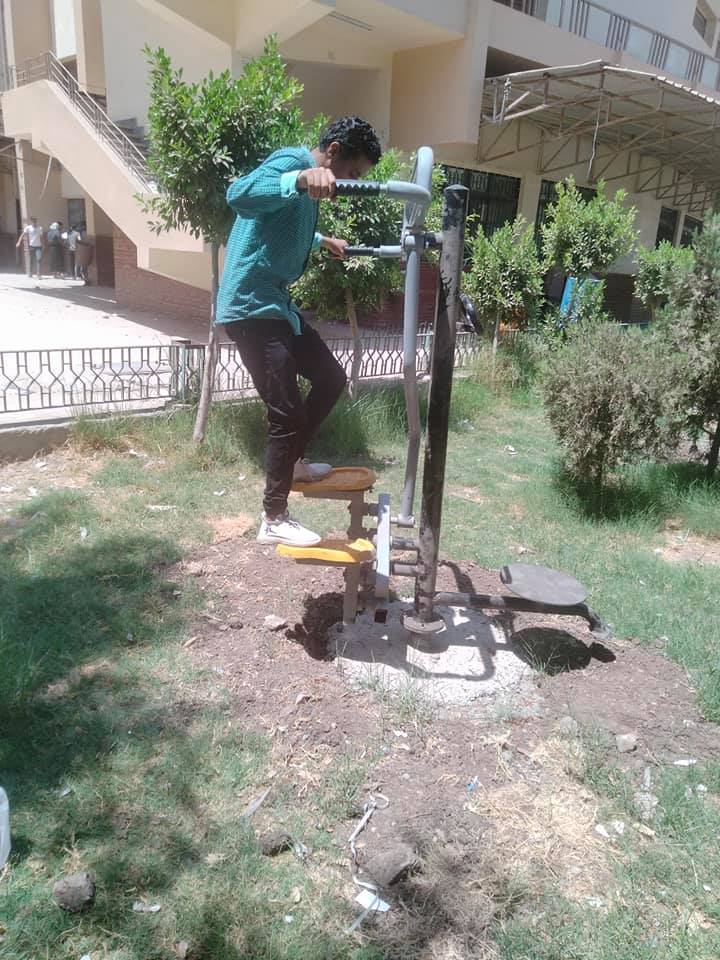 الصالات الرياضية الجديدة بحدائق جامعة الزقازيق 028