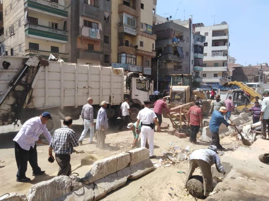 حملة لرفع التعديات بمحافظة الدقهلية 