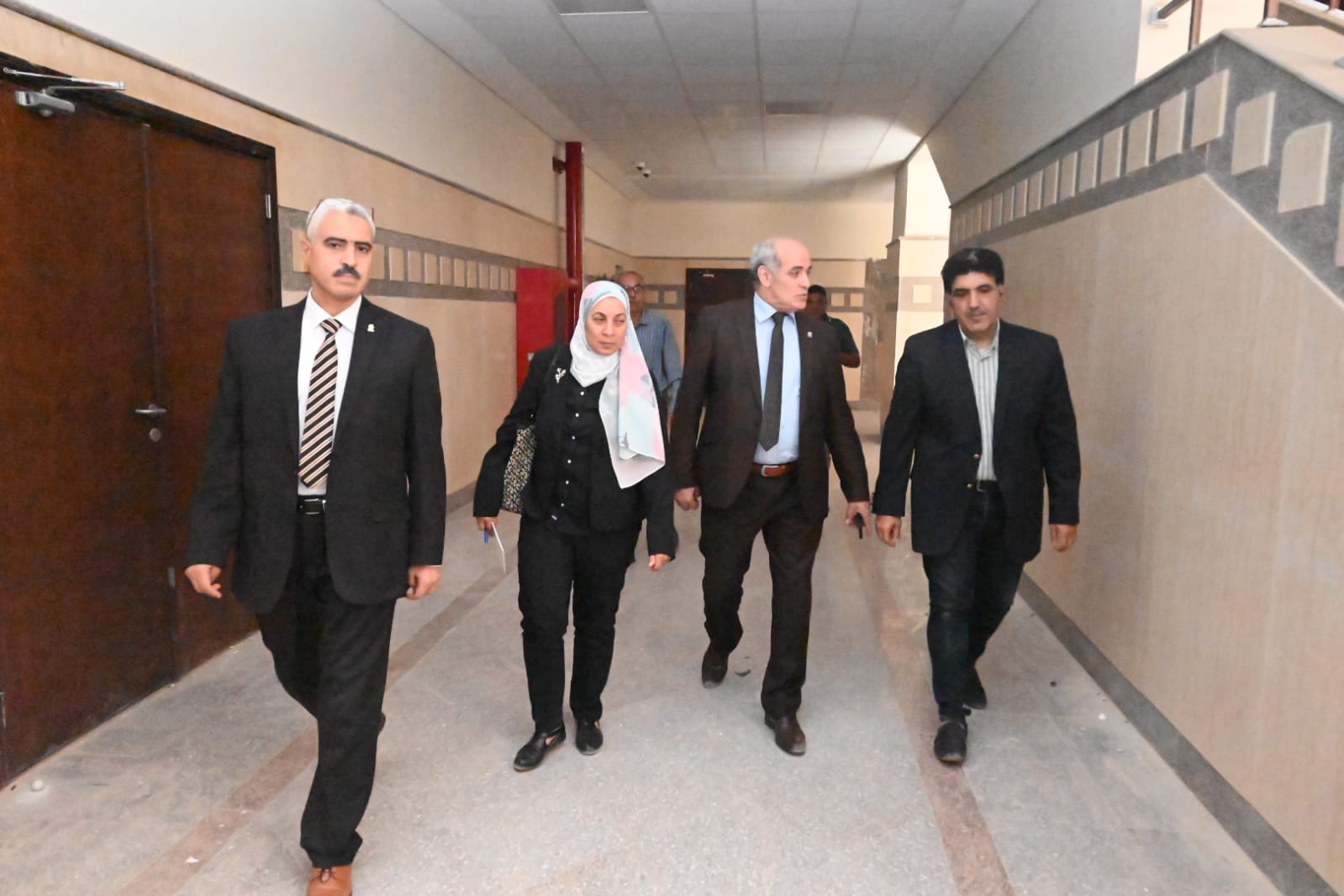 لجنة قطاع العلاج الطبيعي بالمجلس الأعلى للجامعات في زيارة لجامعة الفيوم