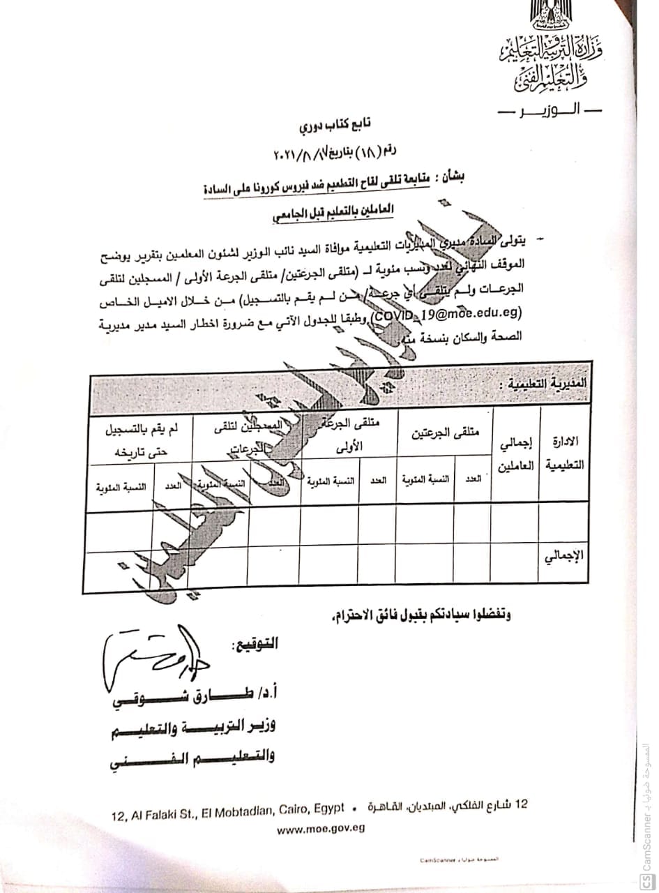 بيان تعليم الفيوم